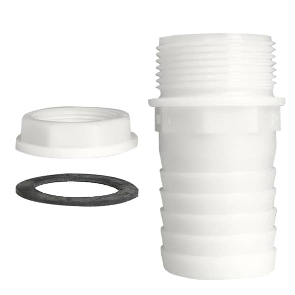Raccord droit perage 41mm tuyau 40mm