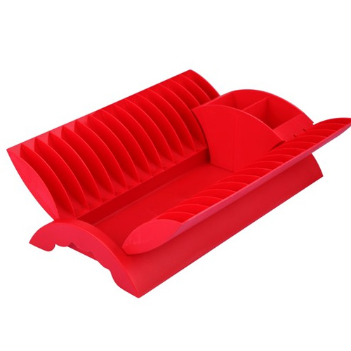 Egouttoir Rouge dmontable en plastique 