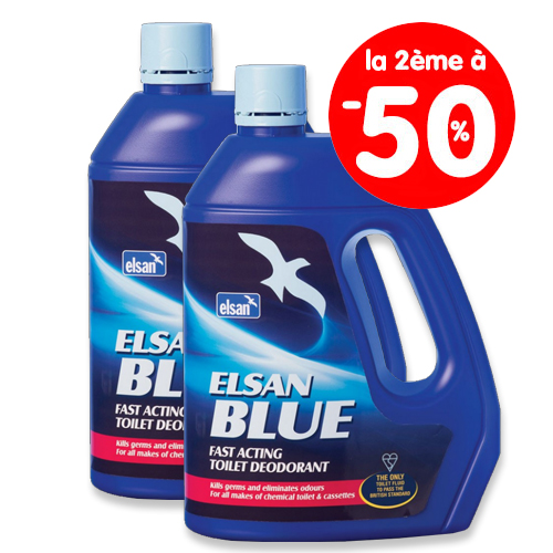 Produits wc - Additif sanitaire Elsan Bleu 2 litres