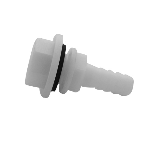 Raccord droit perage 20mm tuyau 12mm