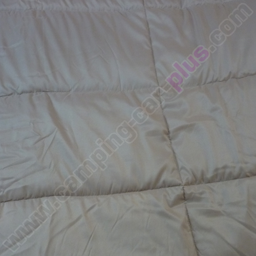 Lit tout fait coup  droite 130x190 uni beige