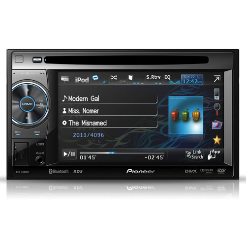 GPS PIONEER AVH2400BT+CAMERA