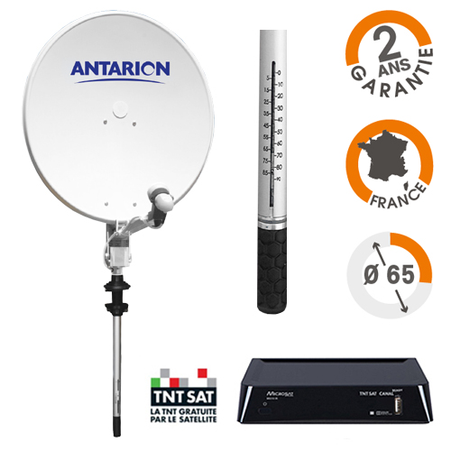 Antenne Satellite Antarion EASY65 avec dmodulateur TNT HD