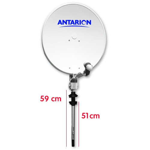 Antenne Satellite Antarion EASY65 avec dmodulateur TNT HD
