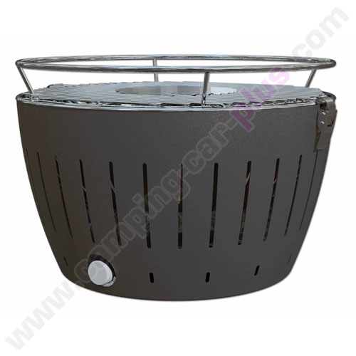 Barbecue Lotus noir  charbon de bois
