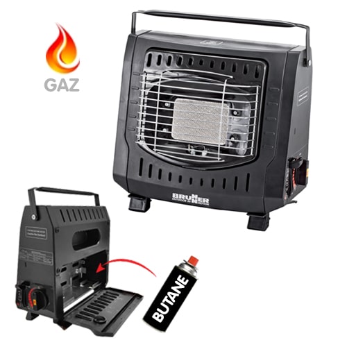 Chauffage  gaz compact portatif 1200W