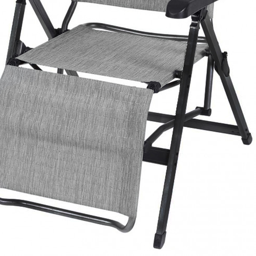 Fauteuil Relax alu Titane TRIGANO