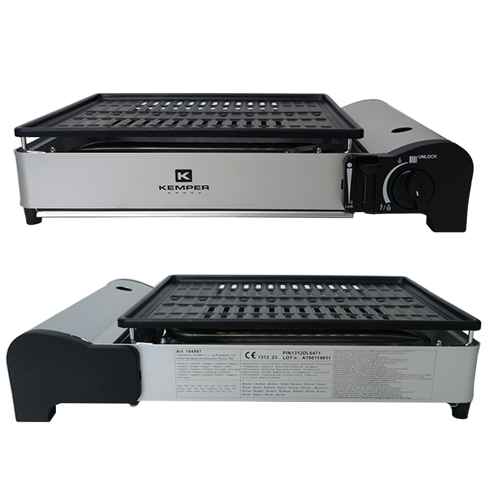 Grill  cartouche gaz portable KEMPER