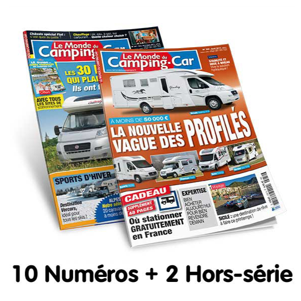 Abonnement 1 an Le monde du camping-car FRANCE