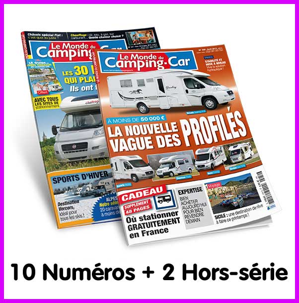 Abonnement 1 an Le monde du camping-car FRANCE