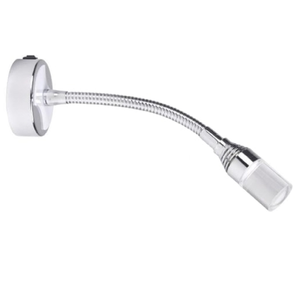 Spot LED 12V 1W 60mm orientable avec interrupteur