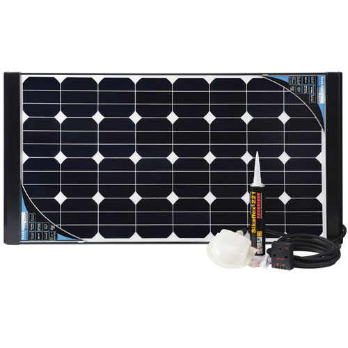 Kit COMPLET Panneau Solaire Black Cristal 100W