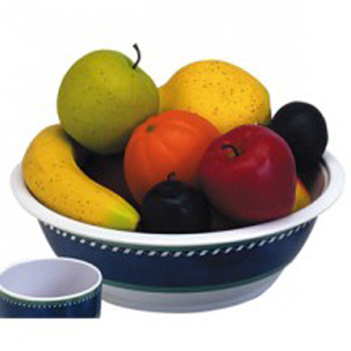 Grand Saladier Vintage Tefal Années 60 En Mélamine, Motif Fleurs Multicolore, Bon état, Occasion