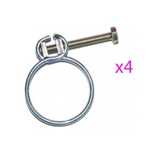 Lilbitty Lot de 4 colliers pour femme, bijoux chaîne dorée sertie d