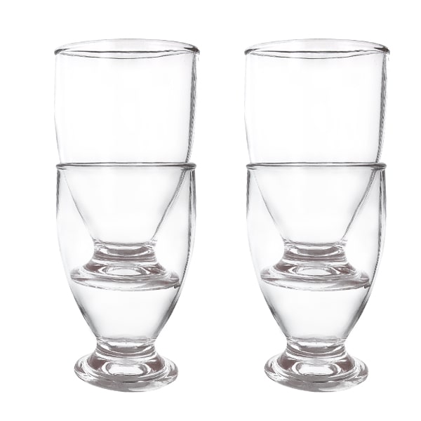 Lot de 4 verres acryliques 17cl 