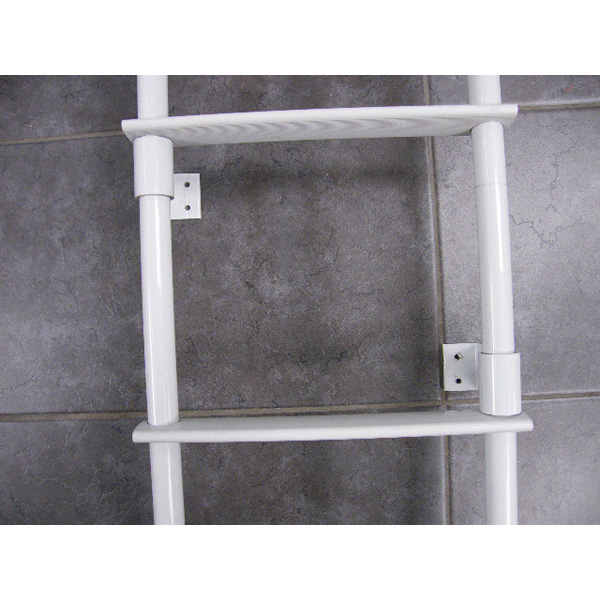 Echelle arri�re pliante blanche 