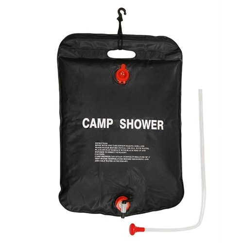 Douchettes extérieures - DOUCHE SOLAIRE 20 L AVEC CORDE ET CROCHET pour  camping-car et caravane