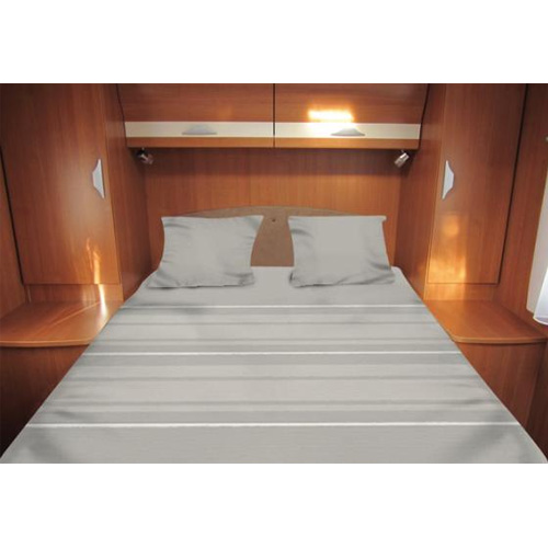 Lit tout fait 130x190 Grey coup  droite 