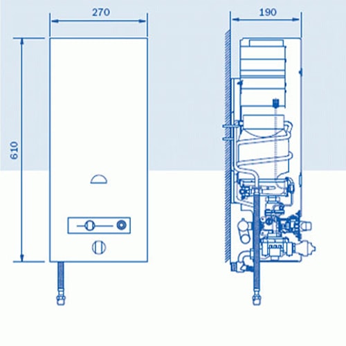 Allumeur piezo pour Chauffe-eau Elm leblanc