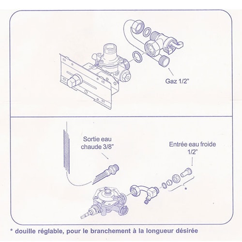 Chauffe eau ELM Leblanc LM5 ARB Ondea