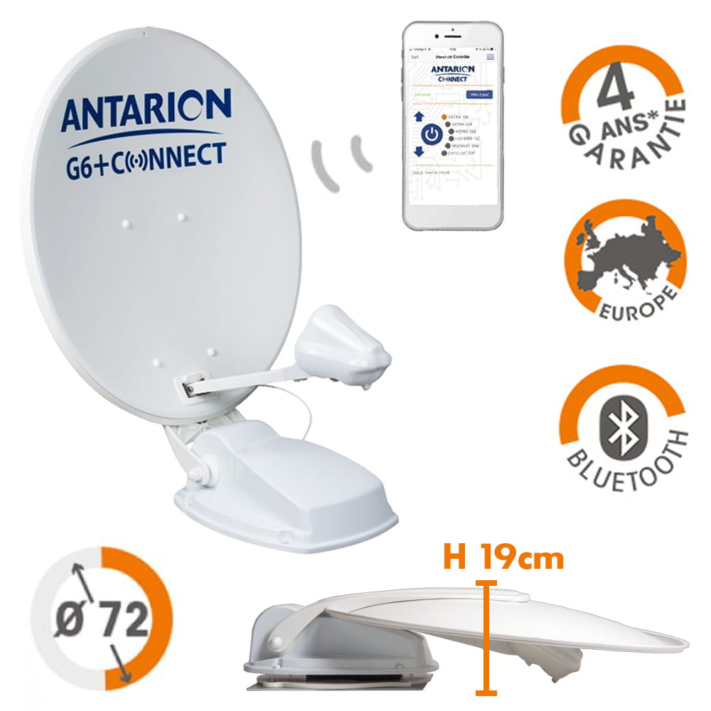 Antenne satellite automatique Antarion G6+ Connect 72cm