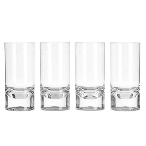 Lot de 4 verres acryliques 29cl