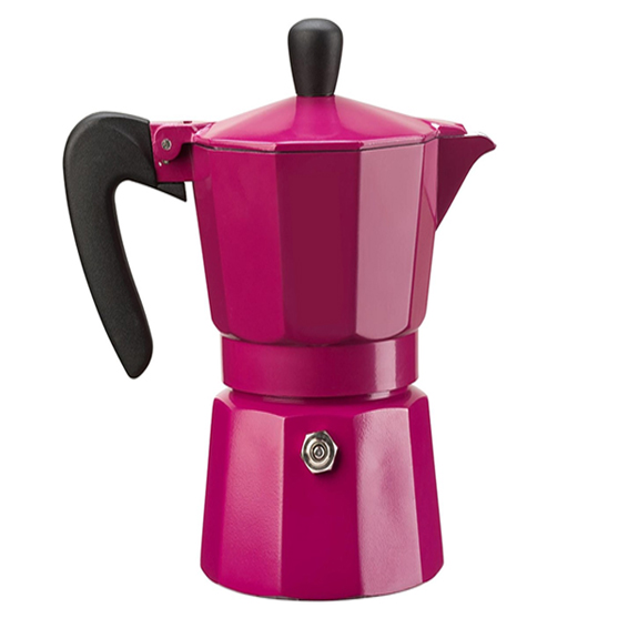 Cafetire Italienne Bialetti 6 tasses FUSHIA