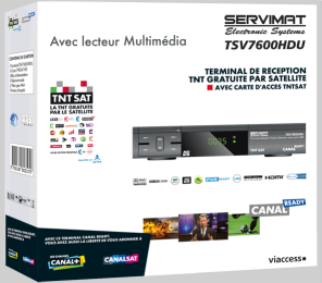 Demodulateur HD Satellite Servimat TSV7600HDU