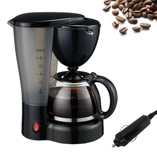 Cafetière 12V 170W 4 à 6 tasses