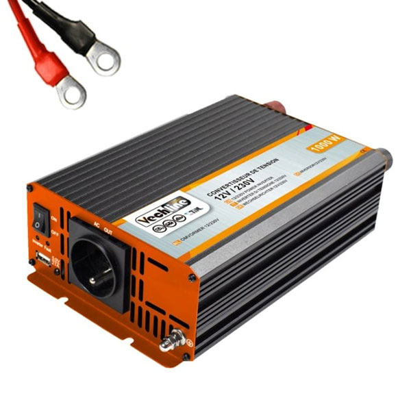 EZA Convertisseur de Tension Pure-Sinus 1000W 12V/220V Camping-Car