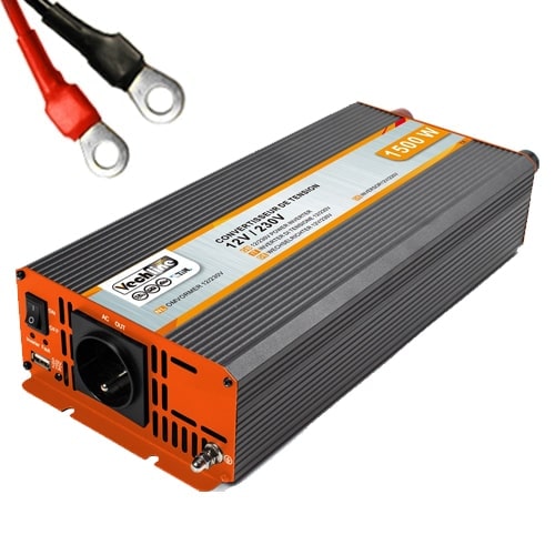 Convertisseur 12V-230V PUR SINUS 1500W pour Camping-car Caravane