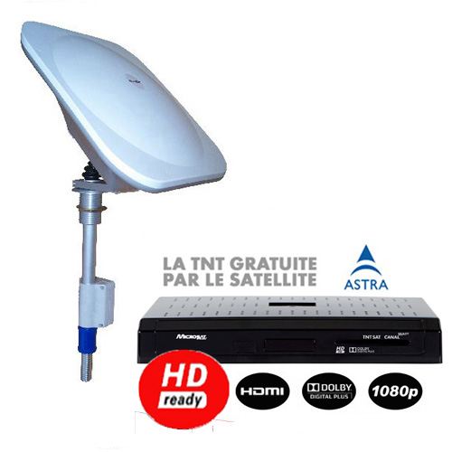 Antenne Satellite MSAT530 avec Demo HD