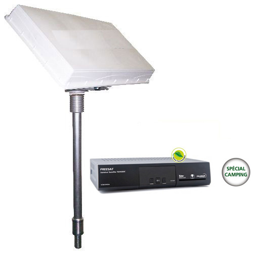 Antenne satellite plate MSAT330 avec dmo Fransat