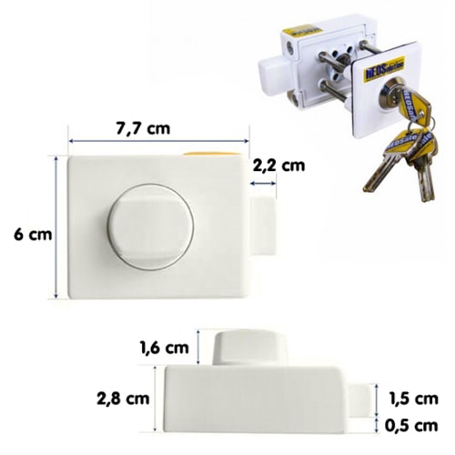 Serrure HEOSAFE  clefs