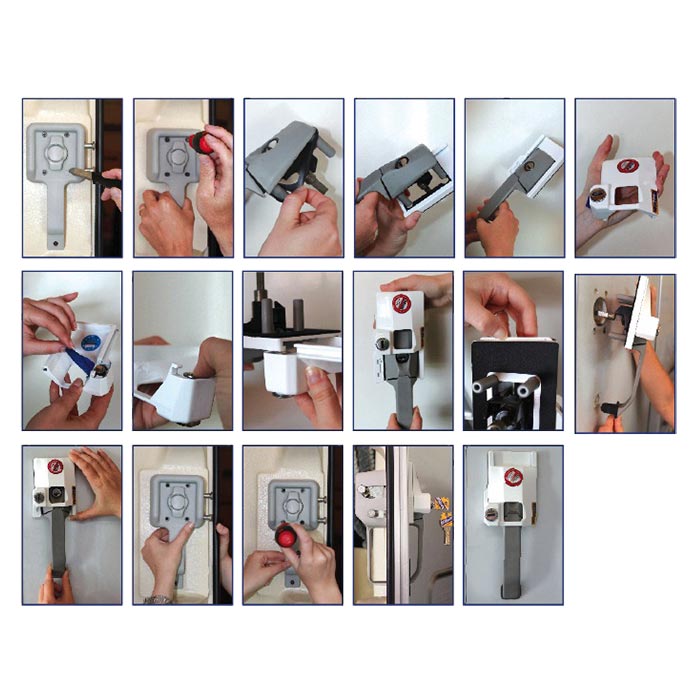 Serrure de scurit pour porte POS HEOSafe