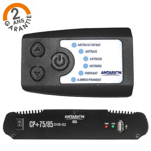 Antenne satellite automatique Antarion G6+ Connect Twin 2 ttes 72cm