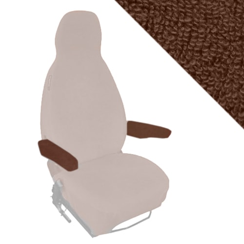 Housses accoudoirs ponge extensible MARRON