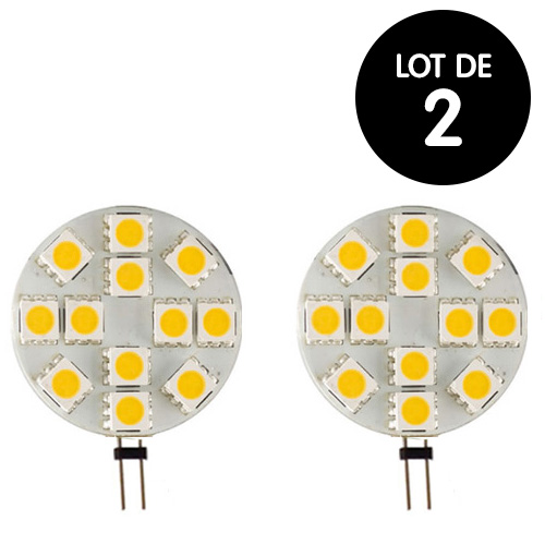 avis sur Lot 2 Ampoules LED G4 240 Lumens  1.9W 30mm