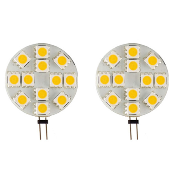 Lot 2 Ampoules LED G4 240 Lumens  1.9W 30mm
