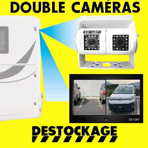 Caméra de recul pour camping-car et véhicule utilitaire avec entrée 2  caméras en option Moniteur 7