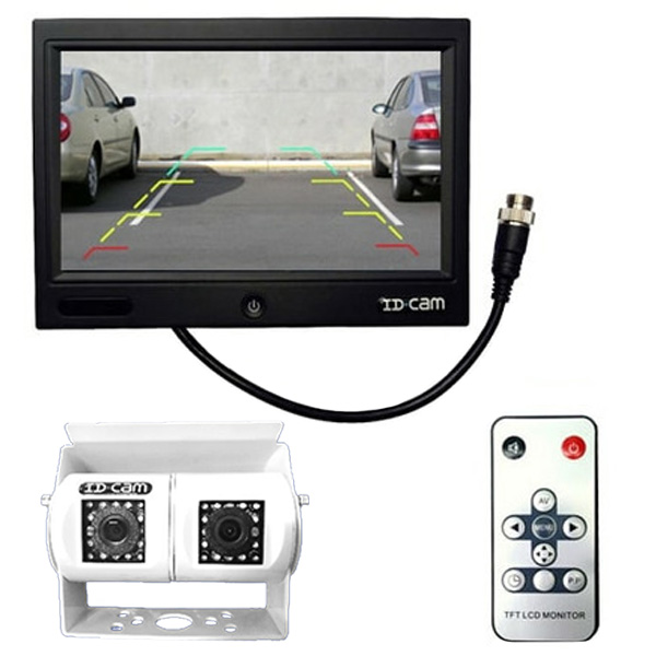 Camra de recul double IDCAM 710DWB + cran 7 pouces