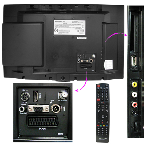 TV HD DVD 49cm Satellite intgr Fransat