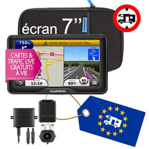 GPS CAMPING CAR ANDROID DVR AVEC CAMERA DE RECUL 2023