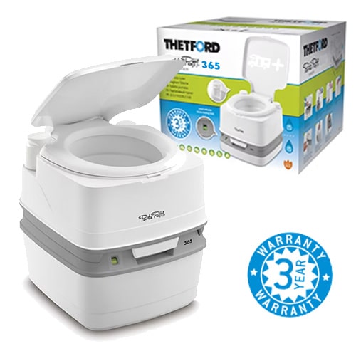 Toilette de camping Toilette Portable WC Chimique et support à laver les  mains Gris 63054