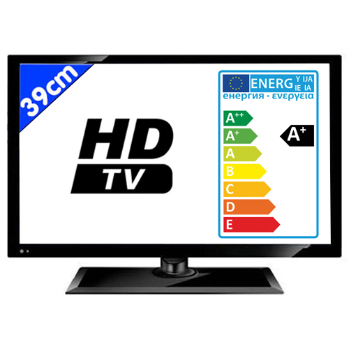 STANLINE Téléviseur 19 HD LED dalle inversé + lecteur DVD