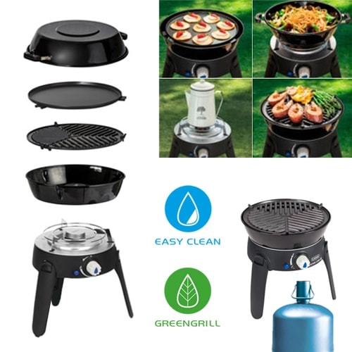 Barbecue gaz Grillo Chef 2 avec couvercle - Cadac