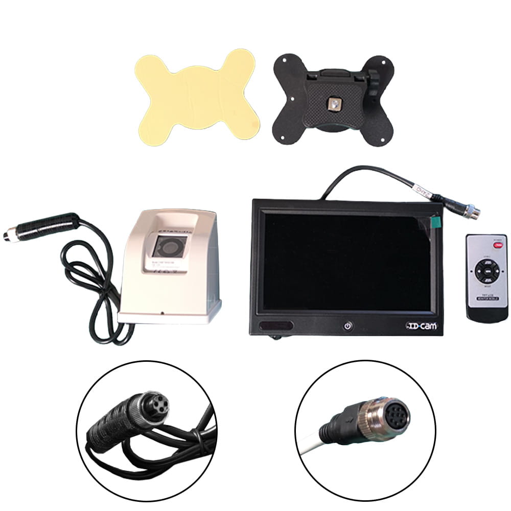 Cam�ra de recul IDCAM 710HDCWBA adaptateur + �cran 7 pouces
