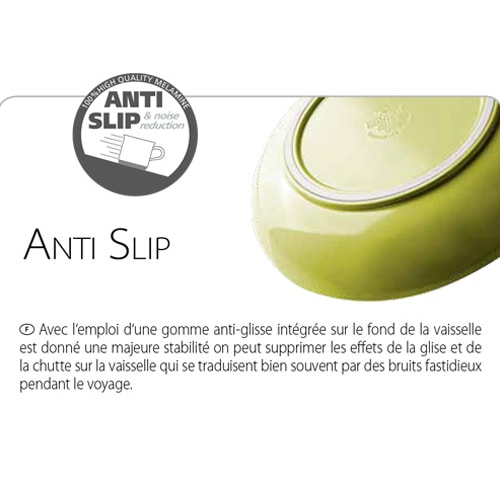 Lot de 4 HOT Mugs mlamine antidrapants