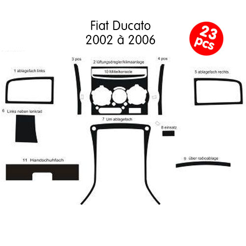 Tableau de bord ACAJOU Ducato de 2002  2006