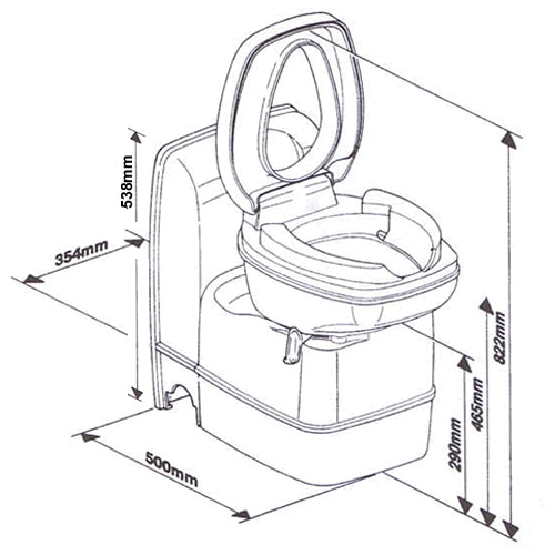WC  cassette C 223 CS Thetford